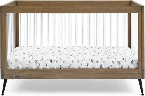 Miniatura 11 de Delta Children Sloane Crib - Juego de muebles de bebé de 7 piezas, incluye: cuna convertible, cómoda, cambiador, colchón de cuna, sábanas bajeras