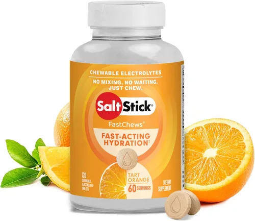 Miniatura 10 de SaltStick FastChews Electrólitos 60 tabletas de electrolitos masticables Tabletas de sal para corredores y nutrición deportiva de resistencia