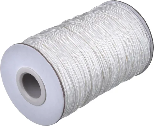 Miniatura 2 de Outus - Cuerda de repuesto para persianas enrollables, 109 yardas, cable trenzado de 0.055 in para persianas de aluminio, plantas de jardinería