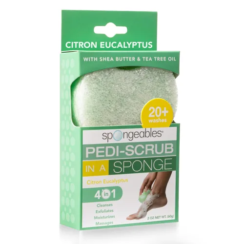 Miniatura 27 de Spongables Pedi Scrub - Esponja exfoliante para pies de 5+ lavados, lavanda, 6 unidades Aceite de árbol de té de lavanda Viaje