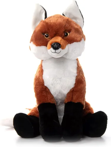 The Petting Zoo Peluche de zorro rojo, regalos para niños, animales salvajes de la vida silvestre, juguete de peluche jumbo de zorro de 20 pulgadas