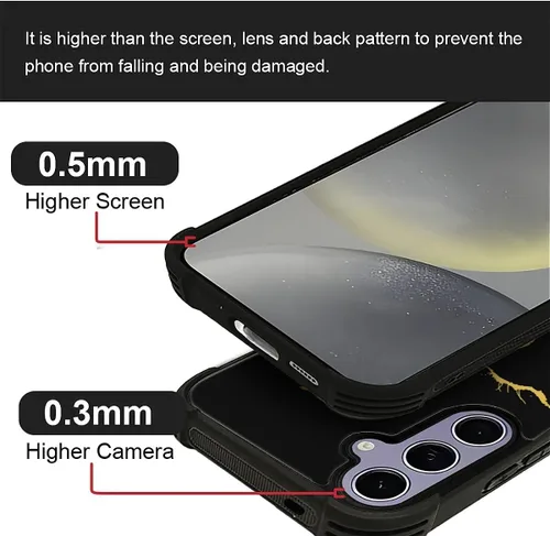 Miniatura 580 de CARLOCA Funda compatible con Samsung Galaxy S22 Ultra, diseño gráfico de Star Howling Wolfs Samsung Galaxy S22 Ultra, diseño gráfico, a prueba
