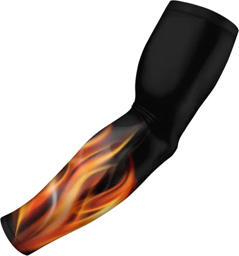 Miniatura 52 de B-Driven Sports Sleeve Pro-Fit - Manga de compresión para hombres y mujeres - Manga de brazo de baloncesto y voleibol - Individual Galaxia