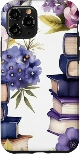 Miniatura 28 de Funda para iPhone 12 Pro Max Book Lover Purple Flower