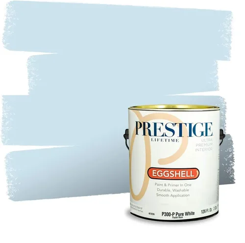 Miniatura 1210 de Pintura Exterior + imprimación PRESTIGE, todo-en-uno, 1 galón, acabado mate, color comparable al Valspar* Royal Gray* VS151-Gris real