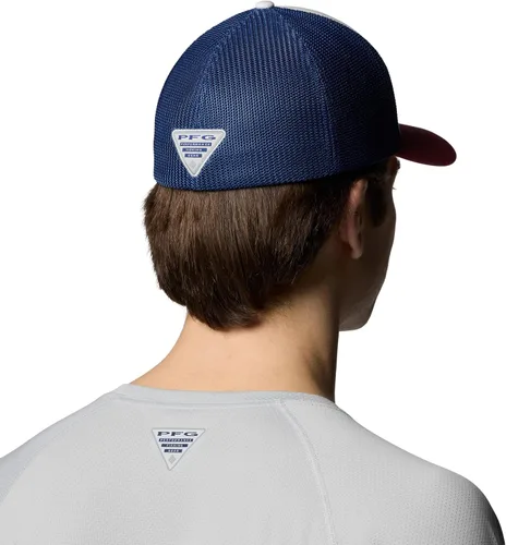 Miniatura 180 de Columbia - Gorra de malla con bandera con árboles unisex para adultos, corona alta