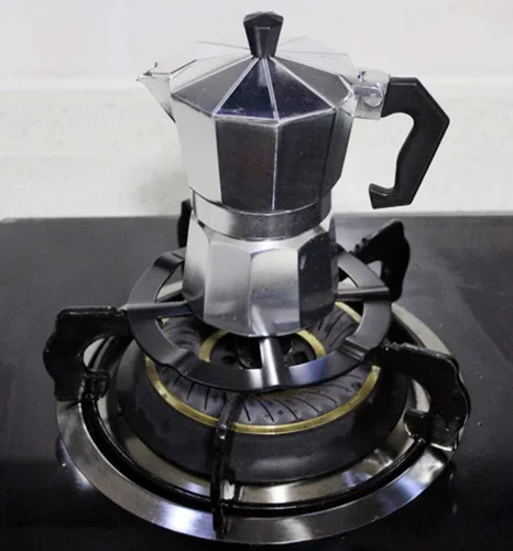 Miniatura 4 de Soporte antideslizante para estufa/soporte para ollas de moka/soporte para cafetera, rejilla de quemador de gas, rejilla de quemador de horno