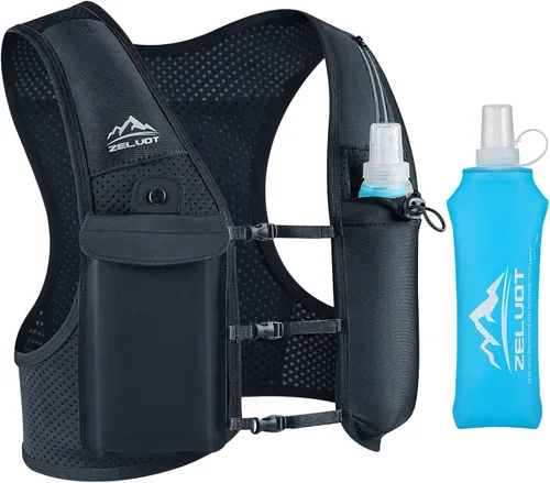 Miniatura 15 de Zelvot Chaleco para Correr para Mujeres y Hombres, Patente Original de EE. UU., Chaleco de Hidratación para Correr con Correas de Pecho Ajustables