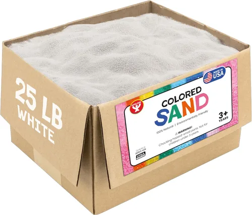 Miniatura 17 de Hygloss Arena de colores para manualidades – Botella de 1 libra, magenta – Juegos de arte de arena fina y colorida vibrante para niños – Actividades