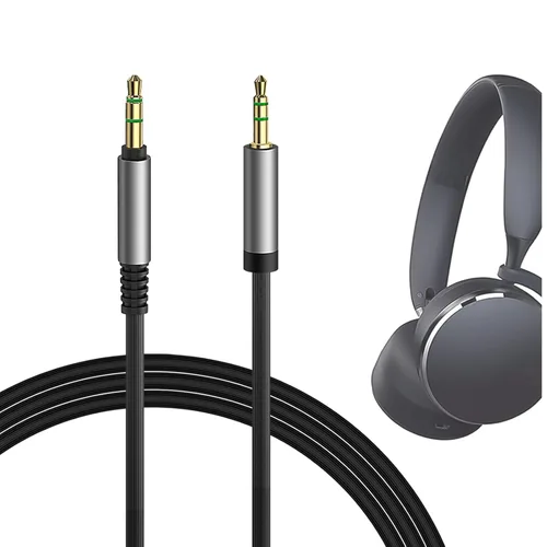 Geekria Cable de audio compatible con auriculares AKG Y600NC Y500, Y50, N60NC/700NC/700NC M2, N60, Y50BT, Y45BT, N90Q, cable estéreo de repuesto de