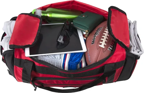 Miniatura 3 de Bolsa de viaje grande con compartimento para zapatos, correa para el hombro para gimnasio, hombres, mujeres con bolsillo húmedo