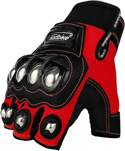Miniatura 7 de Guantes de motocicleta Flujo de aire de acero nudillos pantalla táctil BMX MX ATV MTB Motocross Dirt Bike Racing Downhill guantes