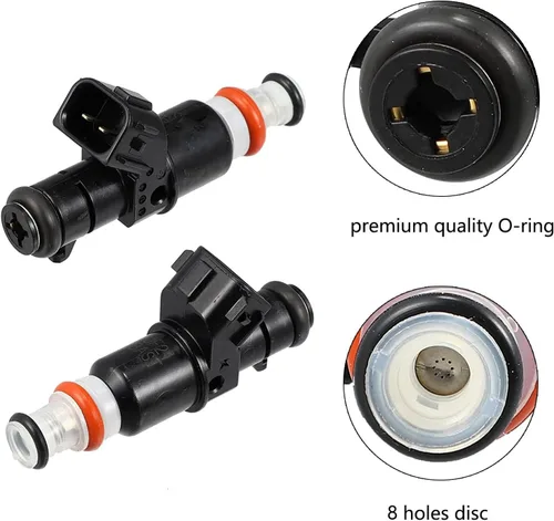 Miniatura 3 de TA-VIGOR Inyector de combustible compatible con Honda CR-V Element Accord Civic Acura TSX RSX CSX con motor K20Z3 K24A2 K24A3 2.0L 2.4L 2003 2004
