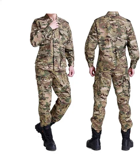 Miniatura 3 de Conjunto de pantalones de camisa de caza táctico BDU ropa de combate camuflaje uniforme de EE. UU 3 colores de desierto