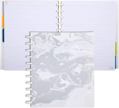 Miniatura 144 de Talia - Cuadernos de notas con tapas, planificador, personalizables, (Azul de Verano, Junior (5.5 pulgadas x 8.5 pulgadas)) Azul verano