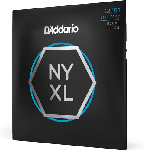 Miniatura 13 de D'Addario Cuerdas para guitarra eléctrica, NYXL entorchadas en níquel, NYXL1164, calibre medio 11-64, juego de 7 cuerdas, paquete de 1