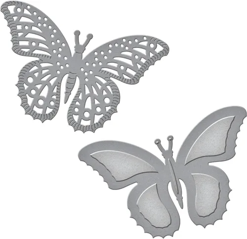 Miniatura 3 de Spellbinders Shapeabilities Die D-Lites, Sentiments 1, Marrón, 393639