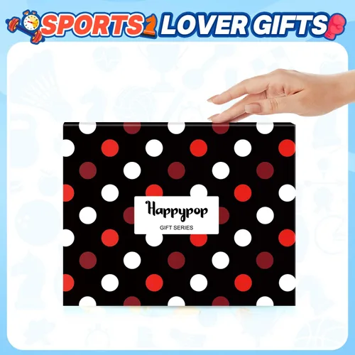 Miniatura 6 de Regalos de carreras HAPPYPOP para hombres - Regalos de lucha libre, fútbol, pesca, calcetines divertidos para él