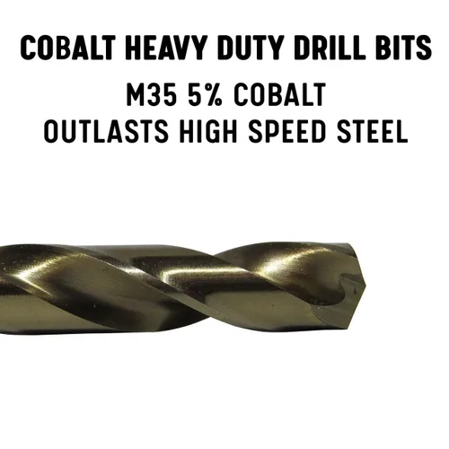 Miniatura 2 de Drill America - Broca de cambio rápido de 1/2" con vástago hexagonal de cobalto, serie COHEX