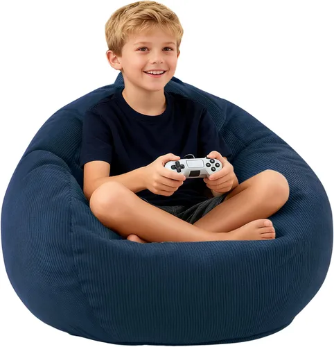 Miniatura 11 de LPMOERA Puf de espuma viscoelástica para niños/adolescentes con relleno redondo para niños, para sala de estar, dormitorio, dormitorio