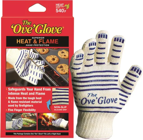 The Ove Glove - Protección superior para manos contra calor y llamas, paquete de 1 guante para horno