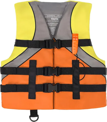Miniatura 9 de Leader Accessories Chaleco salvavidas aprobado por USCG para jóvenes, chaleco para navegación