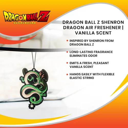 Miniatura 6 de Dragon Ball Z Shenron - Ambientador de dragón, aroma a vainilla, eliminador de olores para casa, coche, oficina, ambientadores de sala limpia