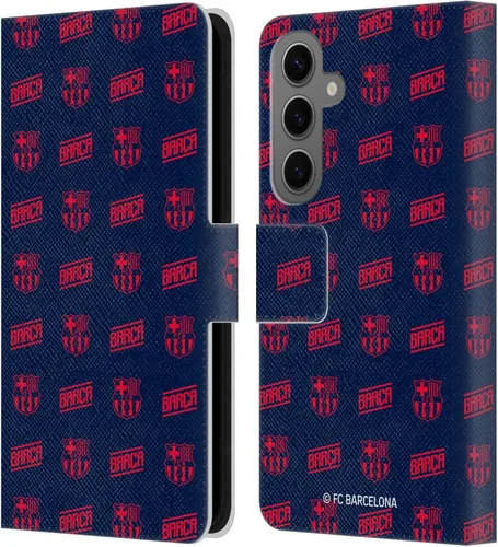 Miniatura 23 de Head Case Designs Funda de piel con licencia oficial del FC Barcelona Barca Crest Graphics para Samsung Galaxy A06 4G