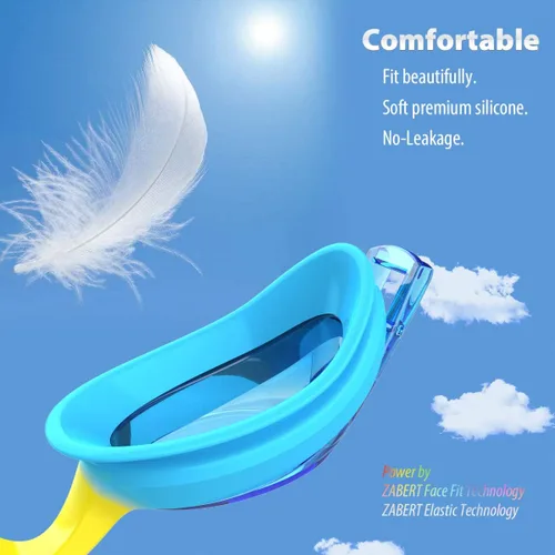 Miniatura 2 de Paquete de 3 gafas de natación para niños, antivaho 100% protección UV, para niños de 3 a 14 años