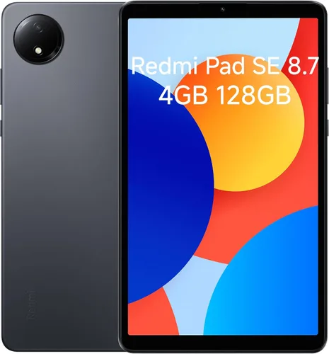 XIAOMI Redmi Pad SE 8.7 Solo WiFi 8.7" Octa Core 2.0GHZ HyperOS 6650mAh Bluetooth 5.3 8MP (gris grafito, 128 GB + 4 GB)