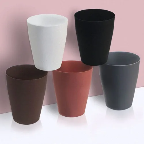 Miniatura 7 de Cubo de basura pequeño de 1.5 galones, cubo de basura pequeño redondo para baño, dormitorio, cocina, encimera debajo del fregadero