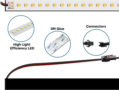Miniatura 3 de Kit de reacondicionamiento magnético LED de 2 x 2 pies, kit de reacondicionamiento LED Troffer de 2 pies, 18 W, luz blanca diurna 5000 K, 0-10 V