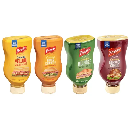 Miniatura 13 de French's Crema de mostaza amarilla para untar, 12 onzas (paquete de 8)