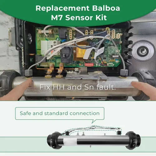 Miniatura 3 de Piezas de repuesto de spa para sistema Balboa Sensor M7 con cable de 24 pulgadas/límite alto, 1/4 pulgadas de diámetro, 2 pines - 1 paquete