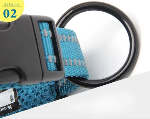 Miniatura 17 de Truelove TLC5011 - Collar para perro reflectante con hebilla Duraflex de alta calidad, cincha de nailon de alta calidad, sin estrangulamiento, Negro