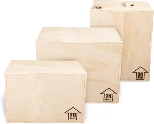 Miniatura 7 de GoSports Fitness Caja de salto pliométrica 3 en 1 - Pequeña, estándar o XL - Caja de lanzamiento para ejercicios de todos los niveles de habilidad