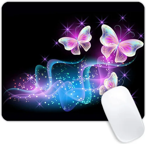 Miniatura 36 de Tapete para ratón Galaxy Nebula Universo Espacio, tapete para mouse personalizado, base de goma antideslizante, tapetes de mouse para computadoras
