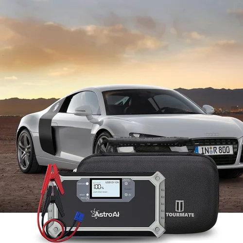 Miniatura 7 de Tourmate Estuche rígido compatible con AstroAI Arrancador de coche, estuche de viaje para AstroAI/S ZEVZ 2000A 12V 18000mAh Cargador de batería