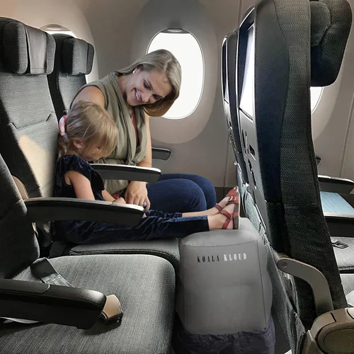 Miniatura 2 de Koala Kloud - Almohada inflable para reposapiés, para niños pequeños y niños, ideal para vuelos, asientos de automóvil o uso debajo del escritorio