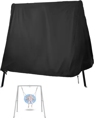 Miniatura 11 de Kasla Outdoor Swing Cover, Waterproof and Heavy-Duty Cover for Patio A Frame Swing Set & Porch Glider Hammock & Porch Swing Stand