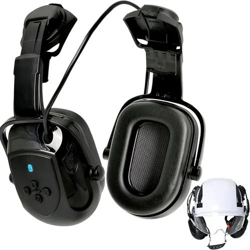 Orejeras para casco duro, orejeras para reducción de ruido para accesorios de casco duro, protección auditiva de construcción para adultos