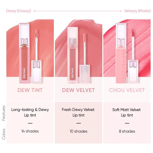 Miniatura 7 de Amuse - Labial Seoul Dew, color 13 Dew Boksoonga
