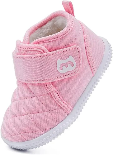 Miniatura 71 de BMCiTYBM Botas de nieve de invierno para bebés y niños pequeños, de piel sintética, cálidas, antideslizantes, zapatos para primeros pasos