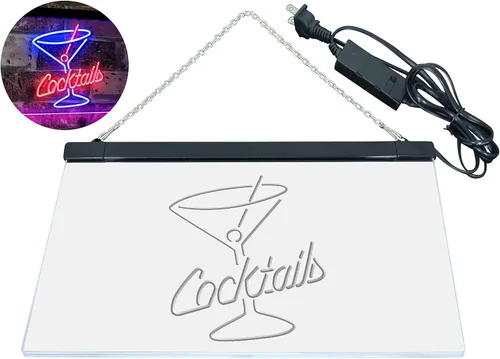 Miniatura 8 de ADVPRO Letrero de neón LED de doble color azul y rojo de 16 x 12 pulgadas st6s43-i2112-br