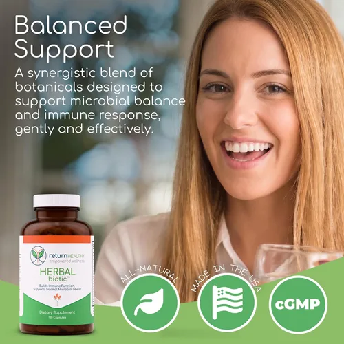 Miniatura 5 de Biotico herbario, vitaminas de apoyo inmunológico, refuerzo natural del sistema inmunológico para adultos, suplemento de apoyo inmunológico