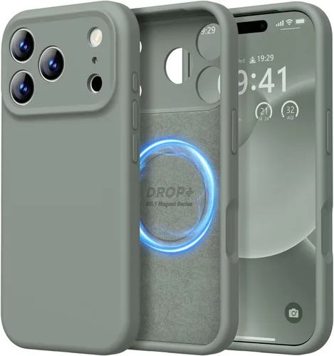Miniatura 202 de LOVE 3000 Compatible con Funda para iPhone 15, [Cámara de Cobertura Completa de Silicona Suave] [Protección contra Caídas de 8 pies], Forro de Negro