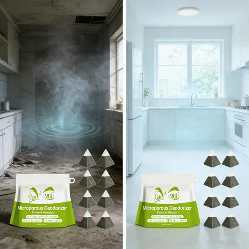 Miniatura 7 de Paquete de 10 absorbentes de olores de carbón activado, bolsas purificadoras de aire natural, desodorante para refrigerador, eliminador de olores