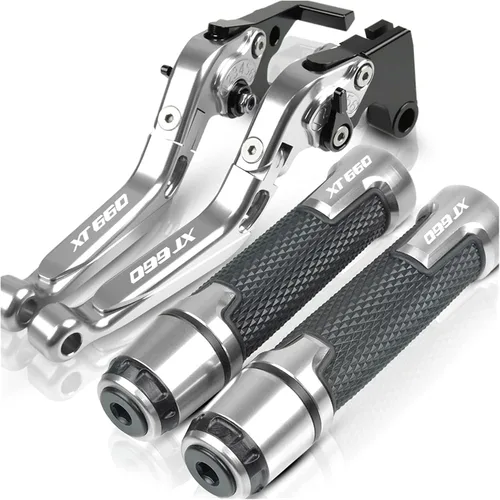 Miniatura 12 de Embrague de freno para motocicleta, accesorios CNC, ajustable, plegable, extensible, con logotipo, palancas de embrague de freno, manillar, extremos