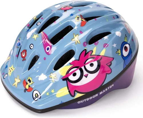 Miniatura 8 de OutdoorMaster Casco de bicicleta para niños, desde niños pequeños hasta jóvenes, casco de seguridad ajustable de unicornio para niños (edad 3-15)