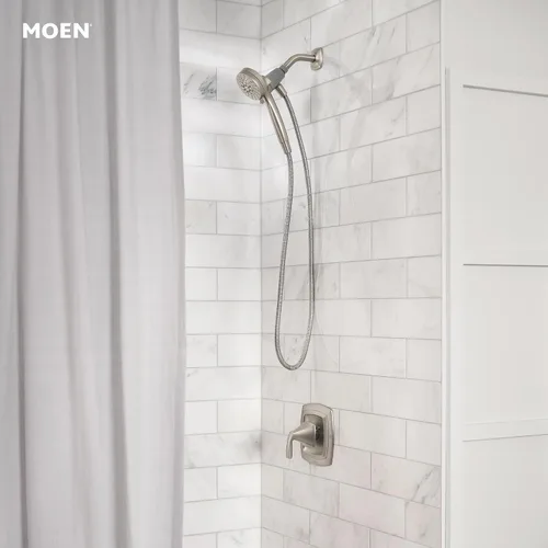Miniatura 8 de Ducha Moen, de mano magnética con cabezal rociador de seis funciones y sistema de acoplamiento Eco-Performance, 26100EPSRN color fantasía